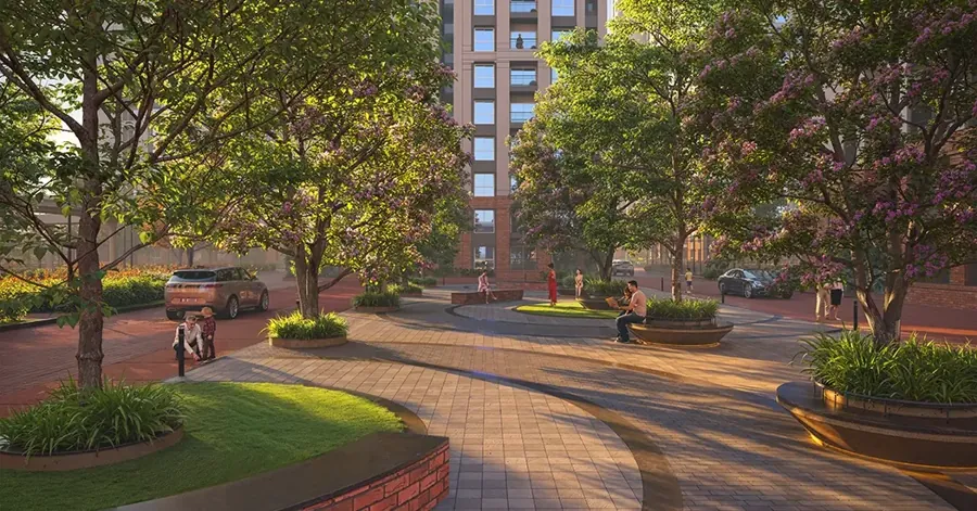 Brigade Whitefield-Hoskote concept landscaped open green space