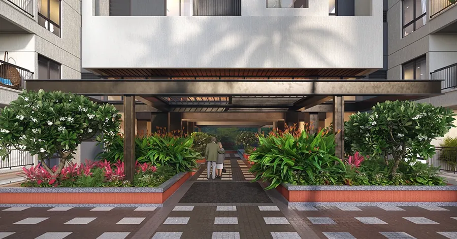 Brigade Whitefield-Hoskote concept co-working and retail zone